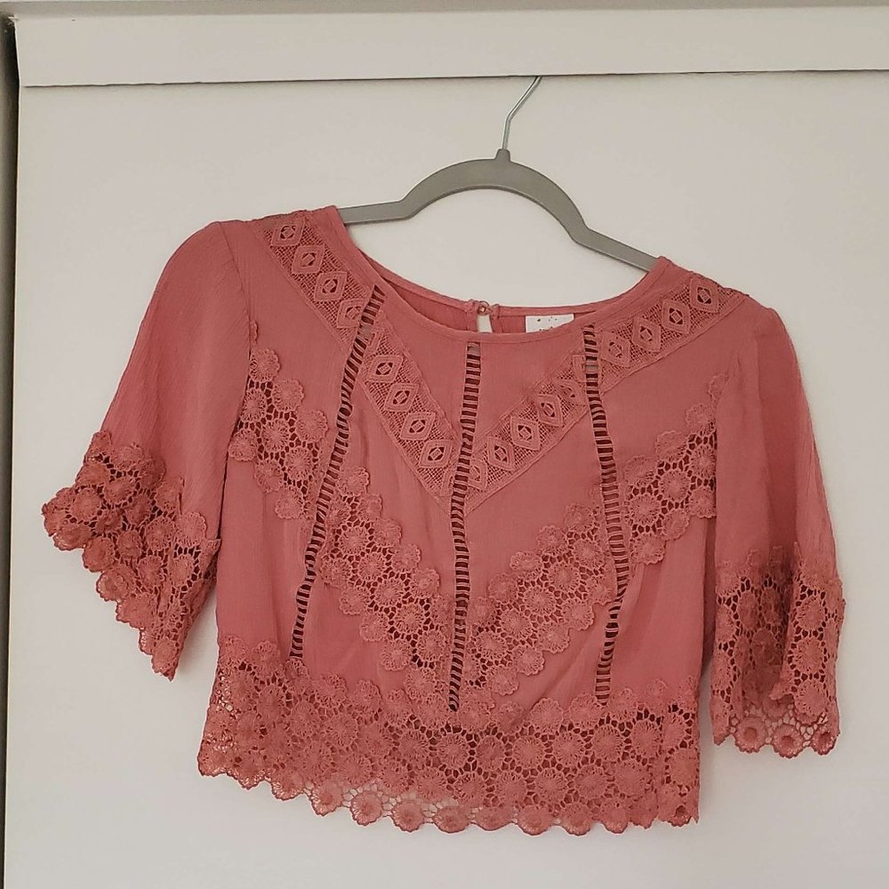 Self Esteem Boho Crop Top